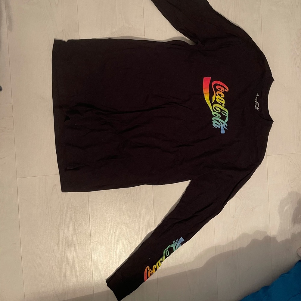 Coca Cola Black Long Sleeve